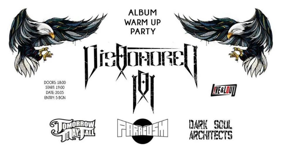 LIVE & LOUD 20.05.2018 - Dishonored, Tomorrow May Fall, Dark Soul Architects и Paracosm