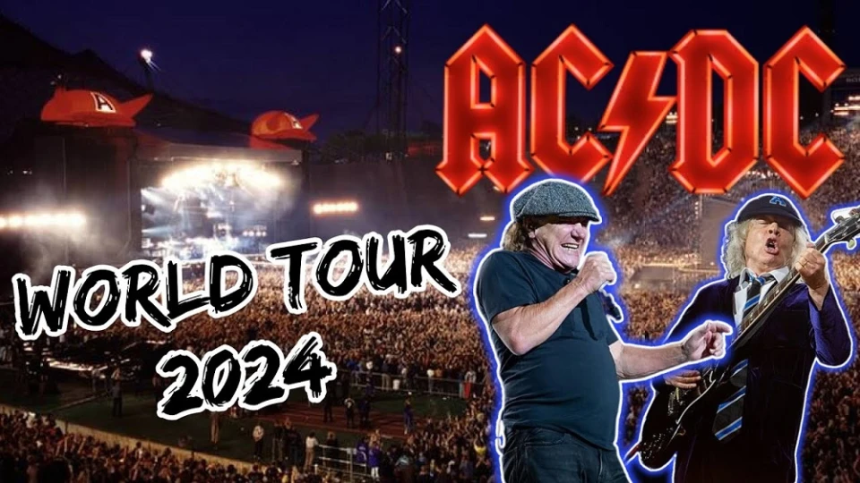Първо професионално видео от европейското турне на AC/DC