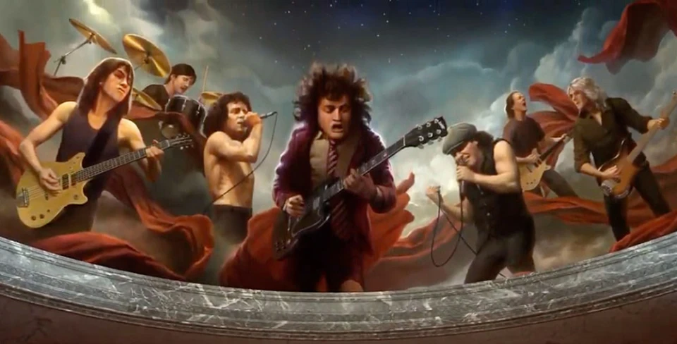 AC/DC отдават почит на началото на групата във видеото на "Through The Mists Of Time"