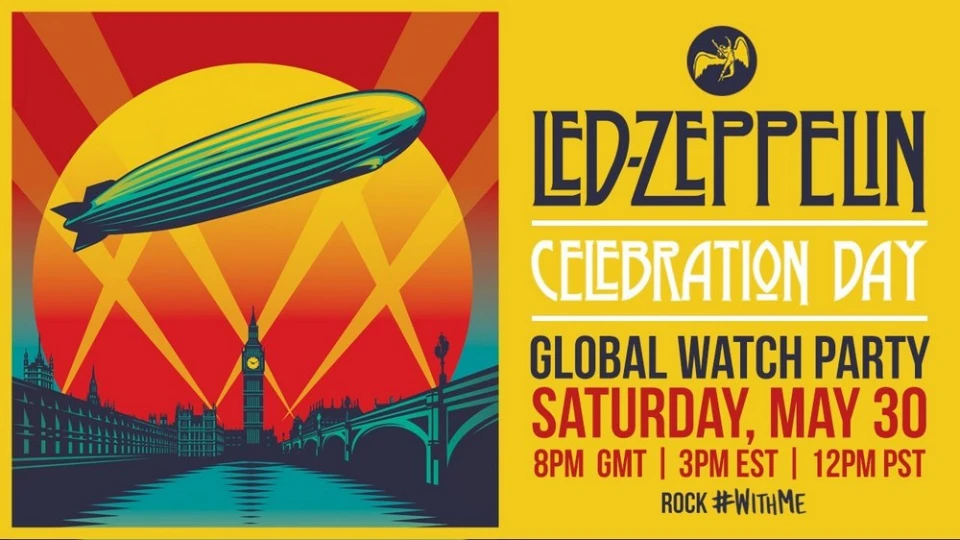 Led Zeppelin се обединяват с YouTube за стрийминга на "Celebration Day"