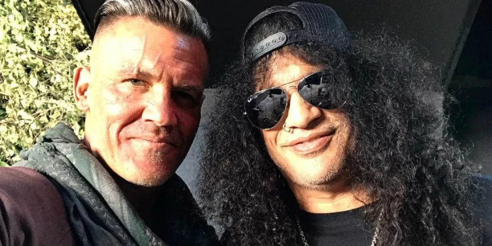 Slash на снимачната площадка на "Дедпул 2"
