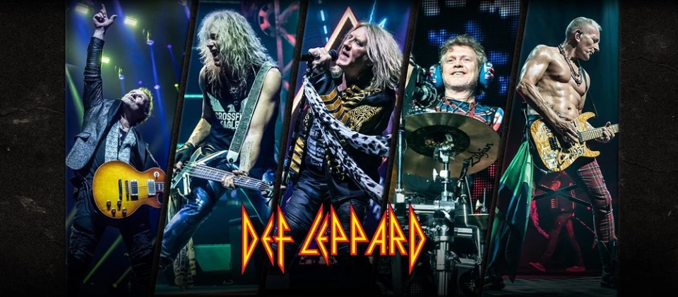 Def Leppard с любопитен сайт и часовник с обратно броене