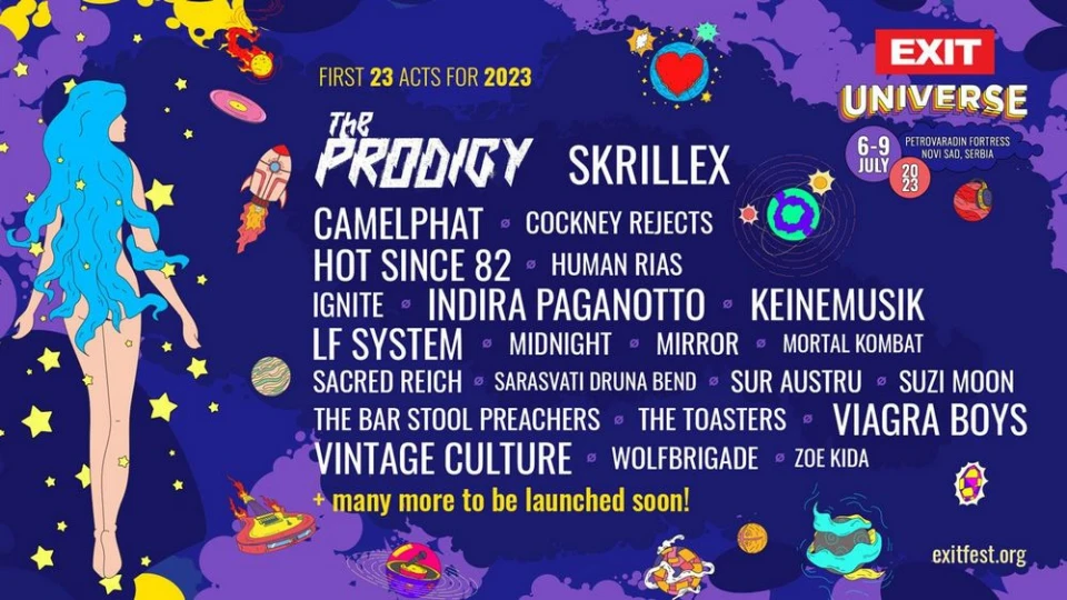 Wu-Tang Clan, Alesso & DVLM се присъединяват към The Prodigy и Skrillex на EXIT