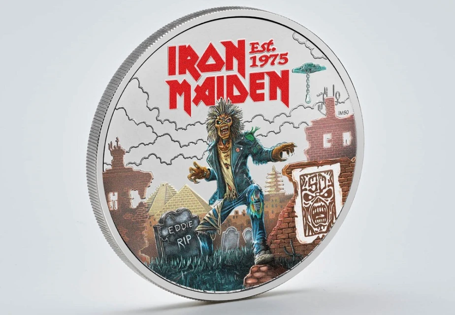 Монетният двор на Великобритания с уникална Iron Maiden колекция