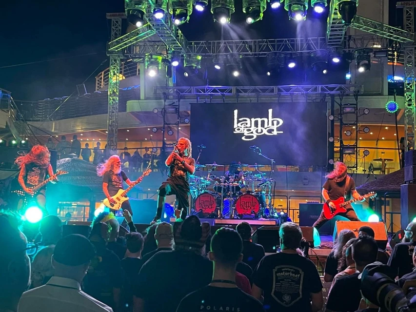 Lamb Of God свирят на круизен кораб с Фил Демел (ex-Machine Head)