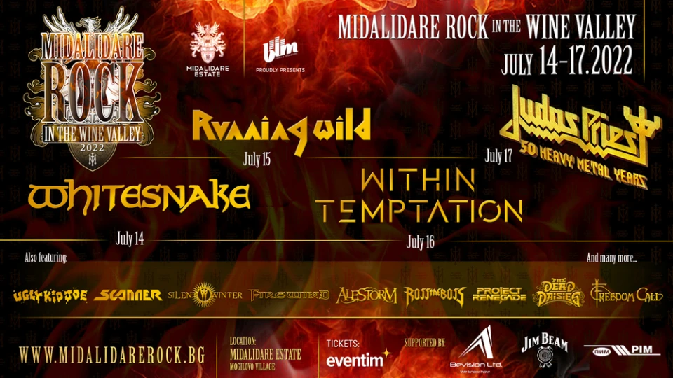 Ugly Kid Joe забиват на Midalidare Rock In The Wine Valley 2022