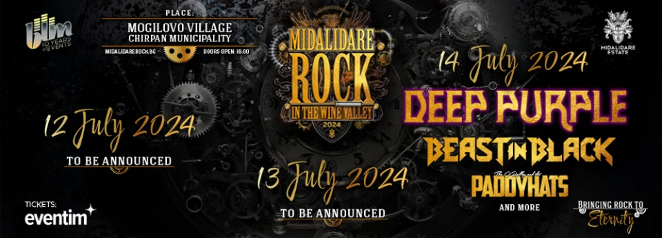 Beast in Black стават част от афиша на Midalidare Rock In The Wine Valley 2024