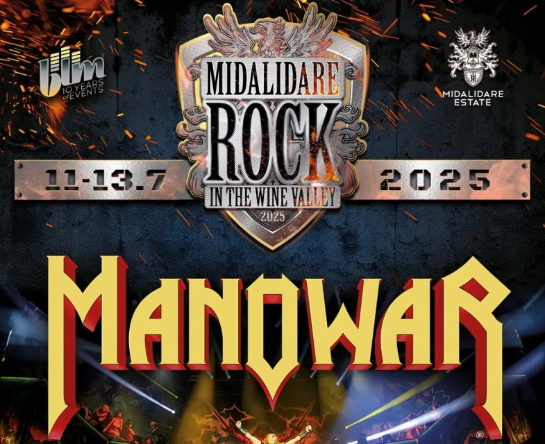 Manowar са първия хедлайнер на Midalidare Rock In The Wine Valley 2025!