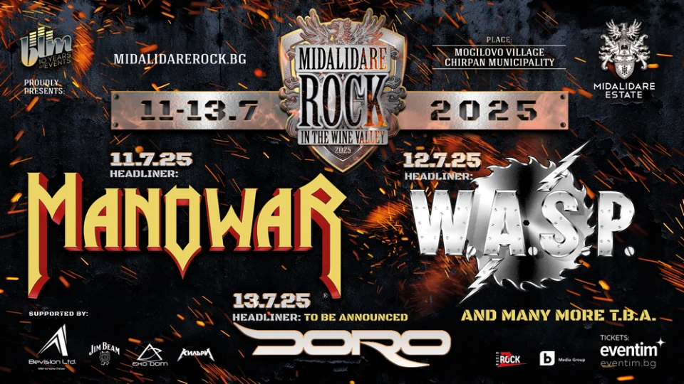 W.A.S.P. и DORO на Midalidare Rock In The Wine Valley 2025