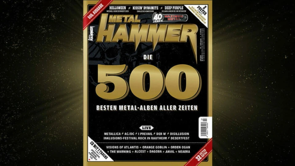 Юбилейният брой 500 на Metal Hammer обяви кой е “Най-великият метъл албум“