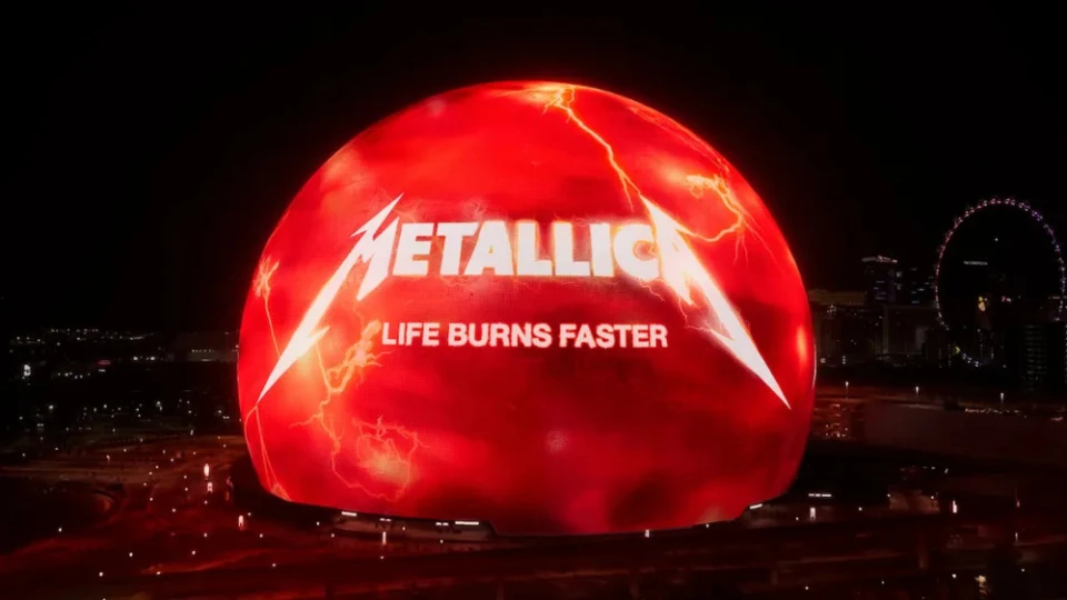 Резиденцията на Metallica в Сферата в Лас Вегас се превръща в епично събитие