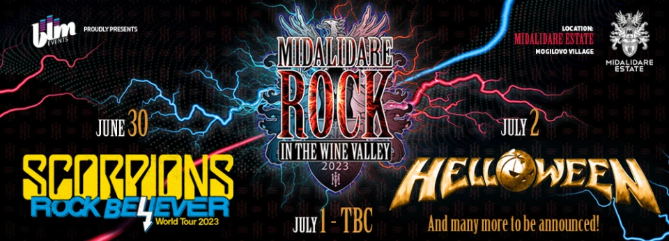 Helloween идват с фестивален сет на Midalidare Rock In The Wine Valley 2023!