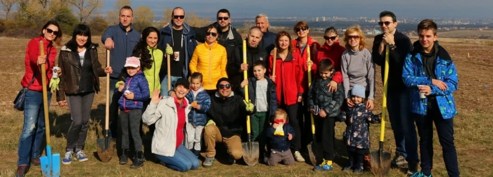 Първите "радио" дръвчета вече са в "Новата гора на София"
