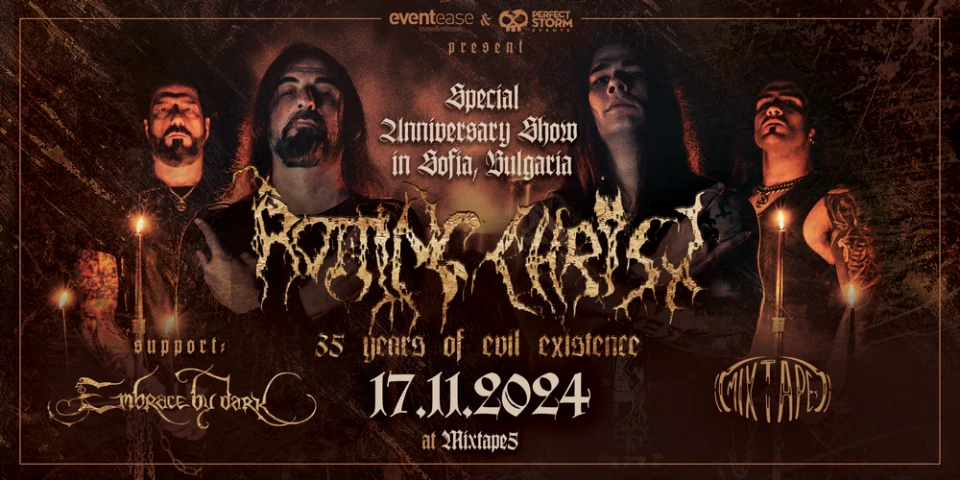 Rotting Christ отбелязват 35-годишен юбилей със специално шоу в София