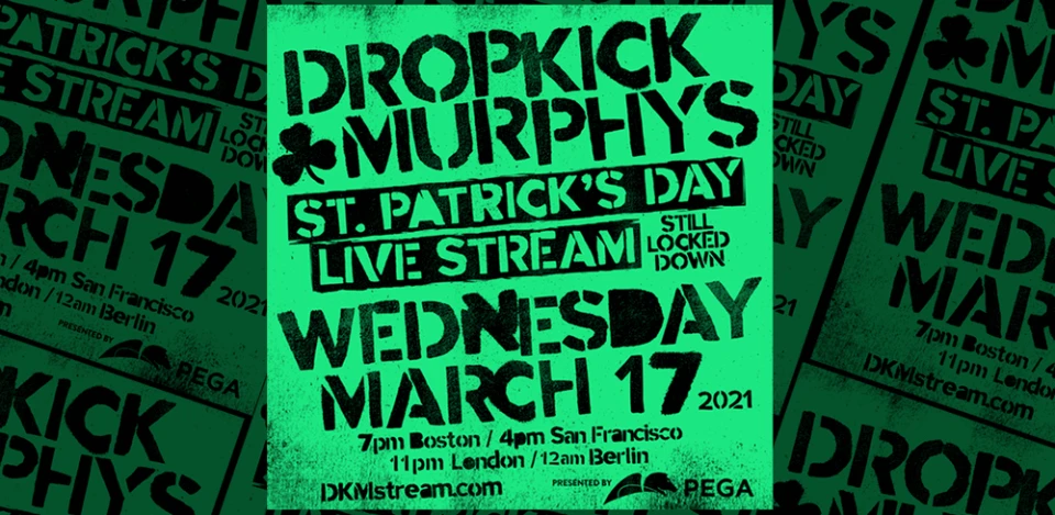 Dropkick Murphys с безплатен виртуален концерт за св. Патрик
