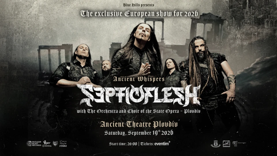 Septicflesh с ексклузивен концерт с оркестър и хор в Пловдив