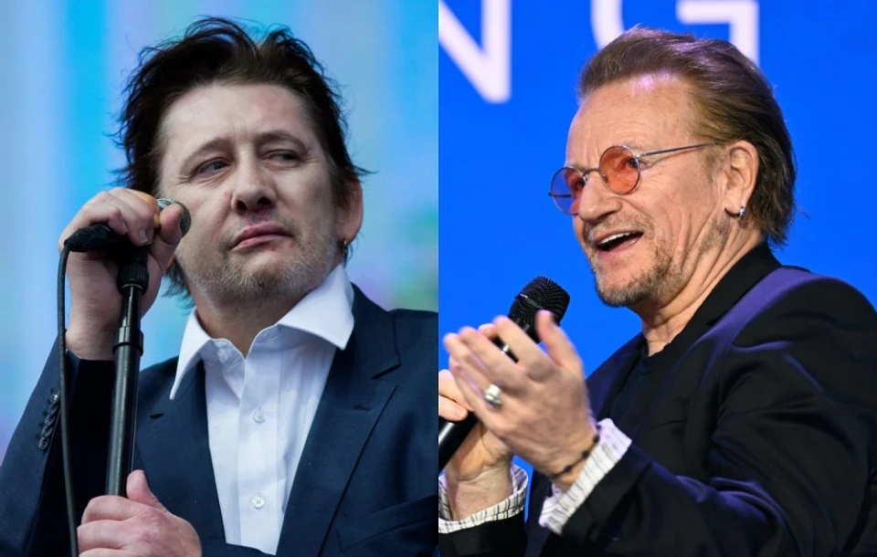 Шейн Макгауън (Pogues) е правил големи щуротии, докато е гостувал на Боно