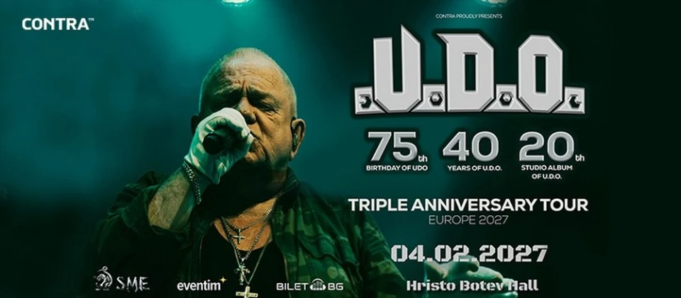 Хеви метъл легендите U.D.O. се завръщат у нас за мащабно юбилейно шоу