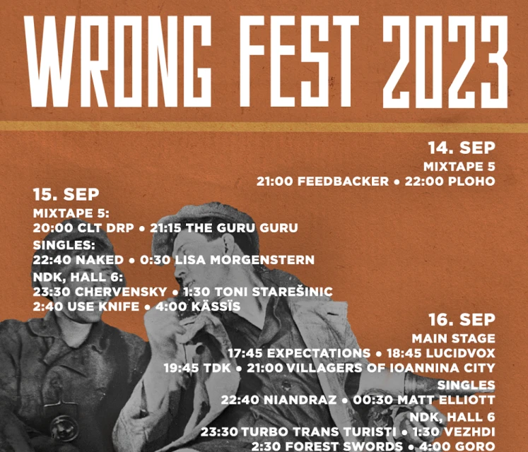 Wrong Fest 2023 започва този четвъртък в София