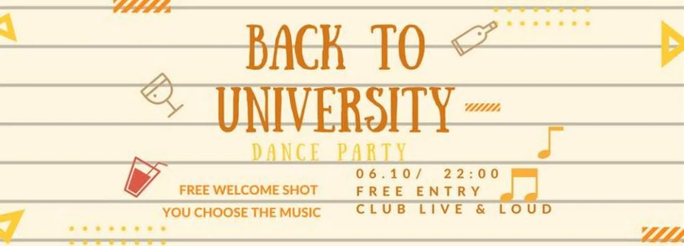LIVE & LOUD 06.10.2017 - Back To Univeristy парти