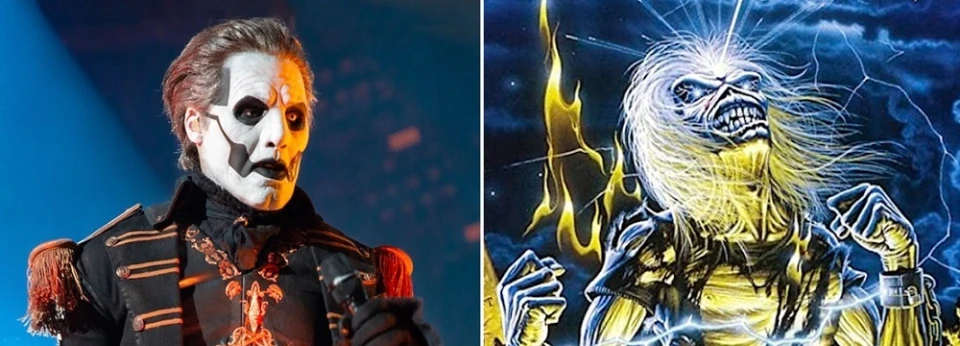 Ghost със страхотен кавър на Iron Maiden