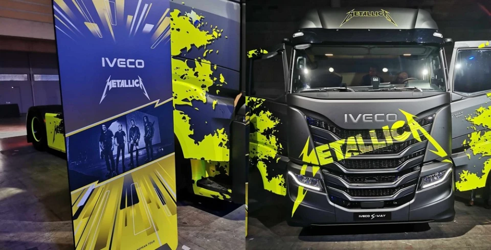 Iveco ще вози Metallica