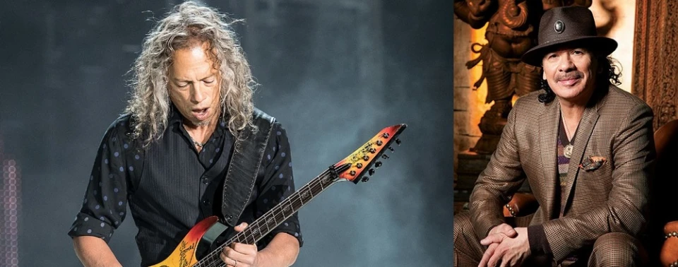 Kirk Hammett в новия албум на Santana!