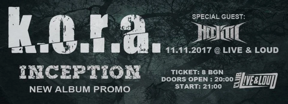 LIVE & LOUD 11.11.2017 – K.O.R.A. и Hecktic