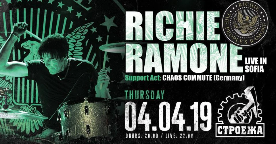 Richie Ramone от Тhe Ramones идва в София със соловия си проект