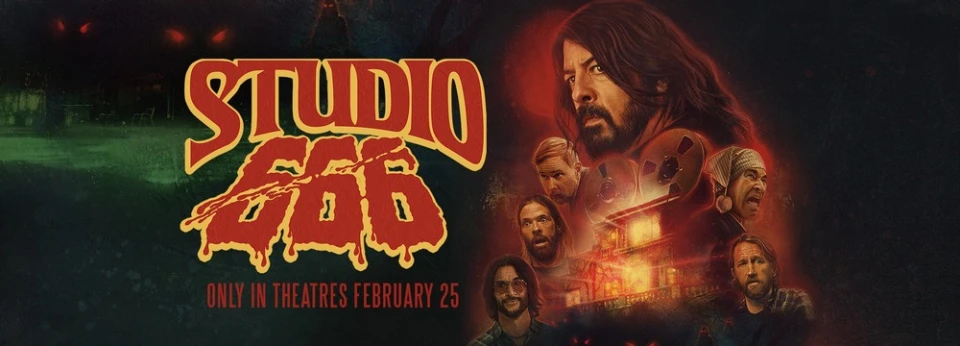 Foo Fighters - главни герои в хорър комедията "Studio 666"